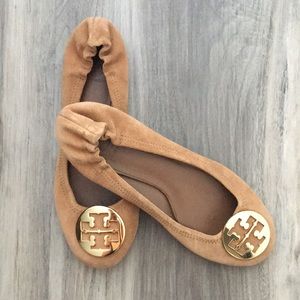 Suede Tory Burch Flats